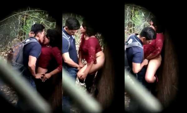 Desi Collage couple captured in hidden cam